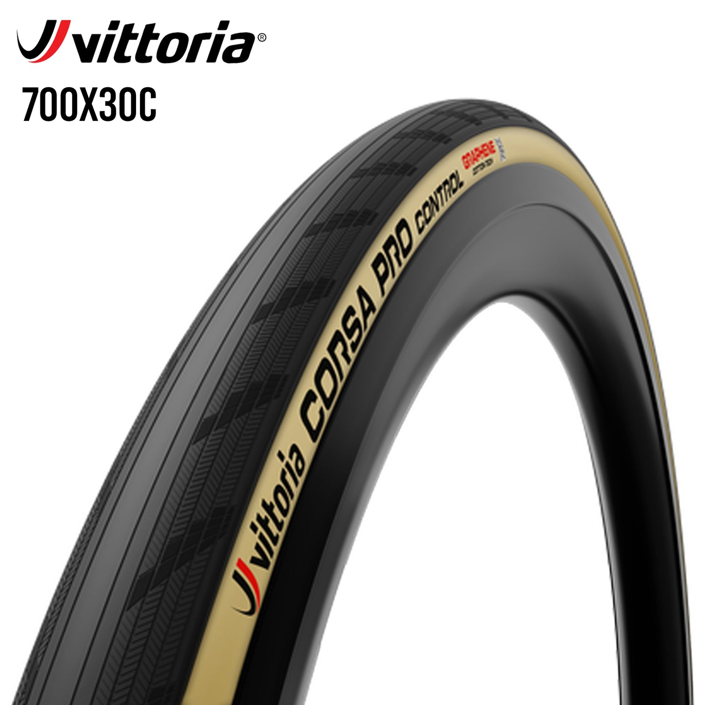 Vittoria Corsa Pro Control Tubeless TLR Bike Tire - Tan