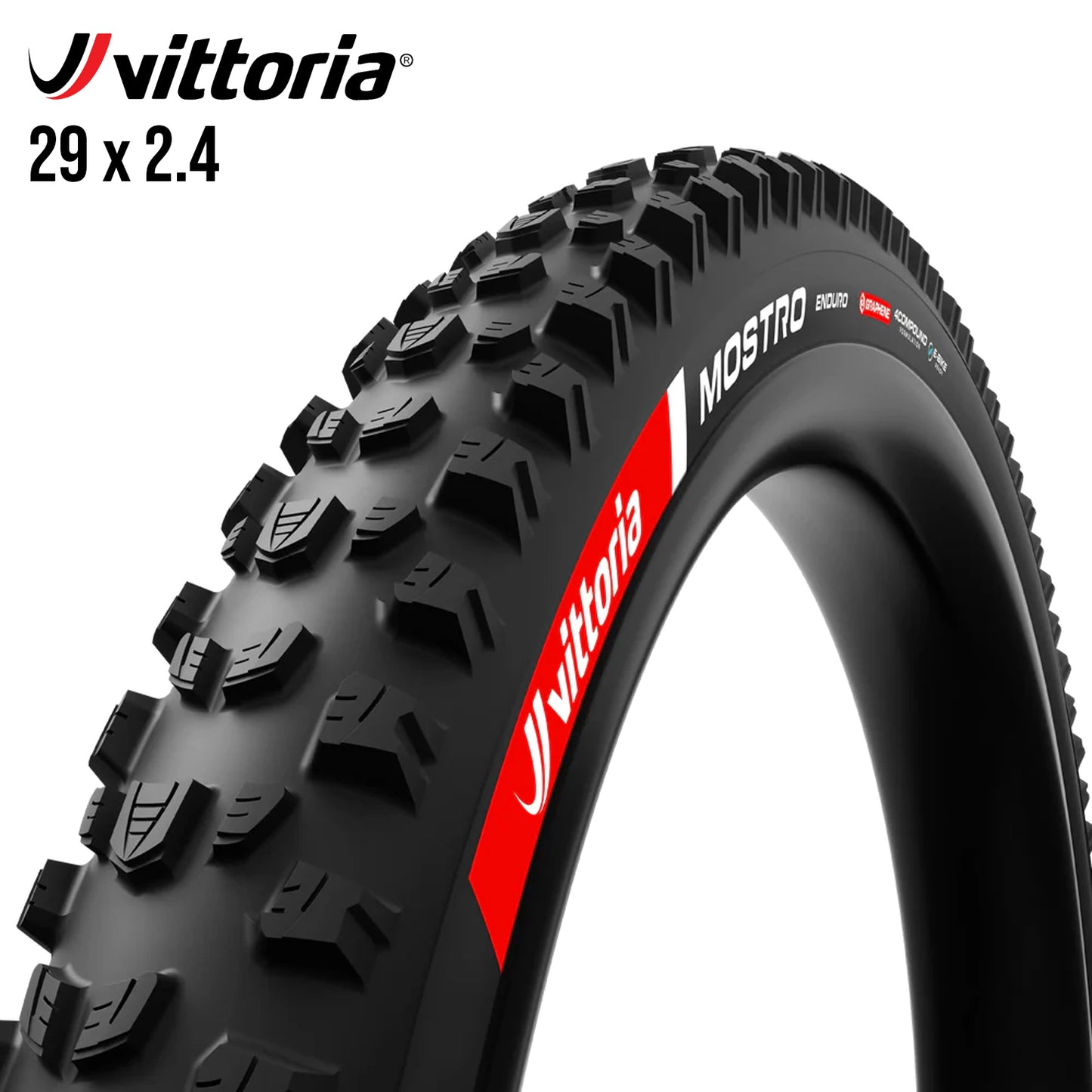 Vittoria Mostro Enduro MTB 29er Tubeless-Ready Tire - Black