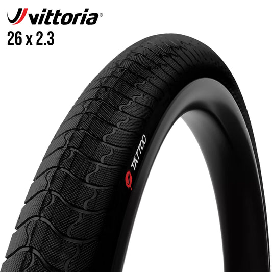 Vittoria Tattoo Dirt BMX Wired Tire 26er Tube-Type - Black