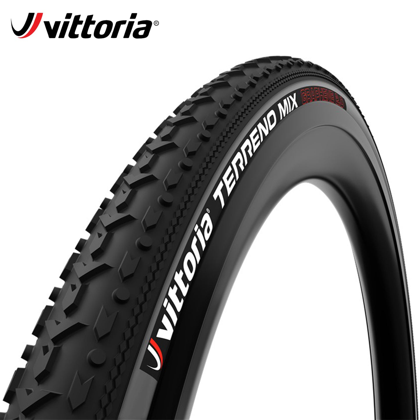 Vittoria Terreno Mix (Dry & Wet) Gravel Tire 700c - Anthracite / Black