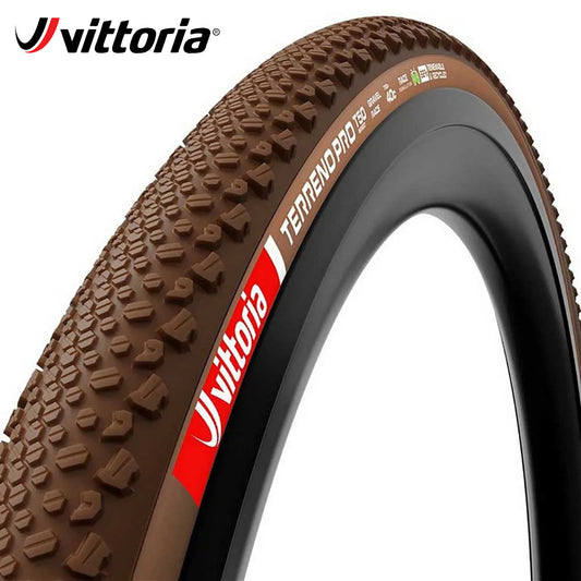 Vittoria Terreno Pro T50 Mixed Gravel Race Tubeless-Ready Tire 700c - Natural Brown