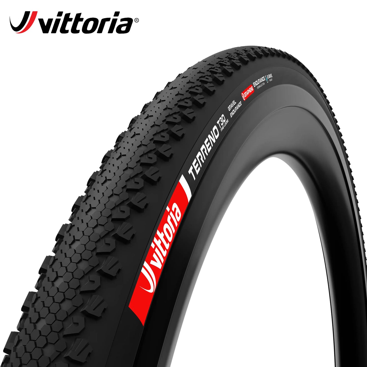 Vittoria Terreno T30 Fine Loose Gravel Endurance Tubeless-Ready Tire 650b - Black