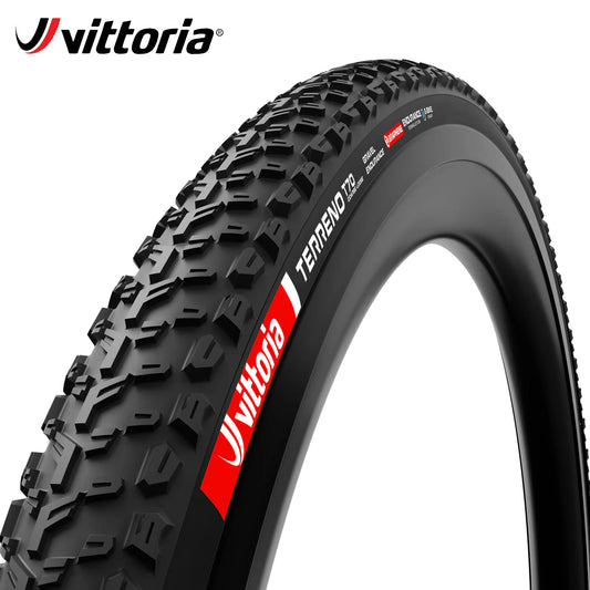Vittoria Terreno T70 Coarse Loose Gravel Endurance Tubeless-Ready Tire 700c - Black