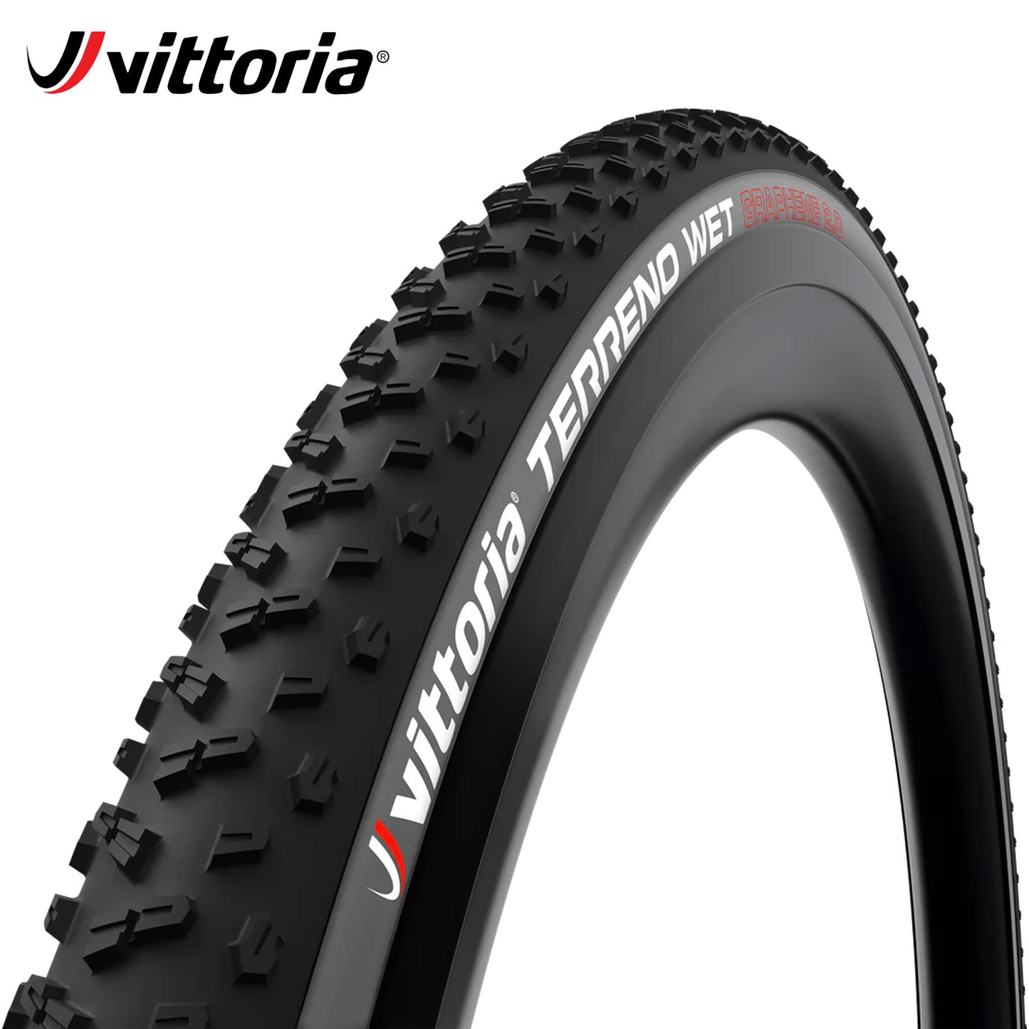 Vittoria Terreno Wet Gravel Endurance Tubeless-Ready Tire 700c - Anthracite / Black