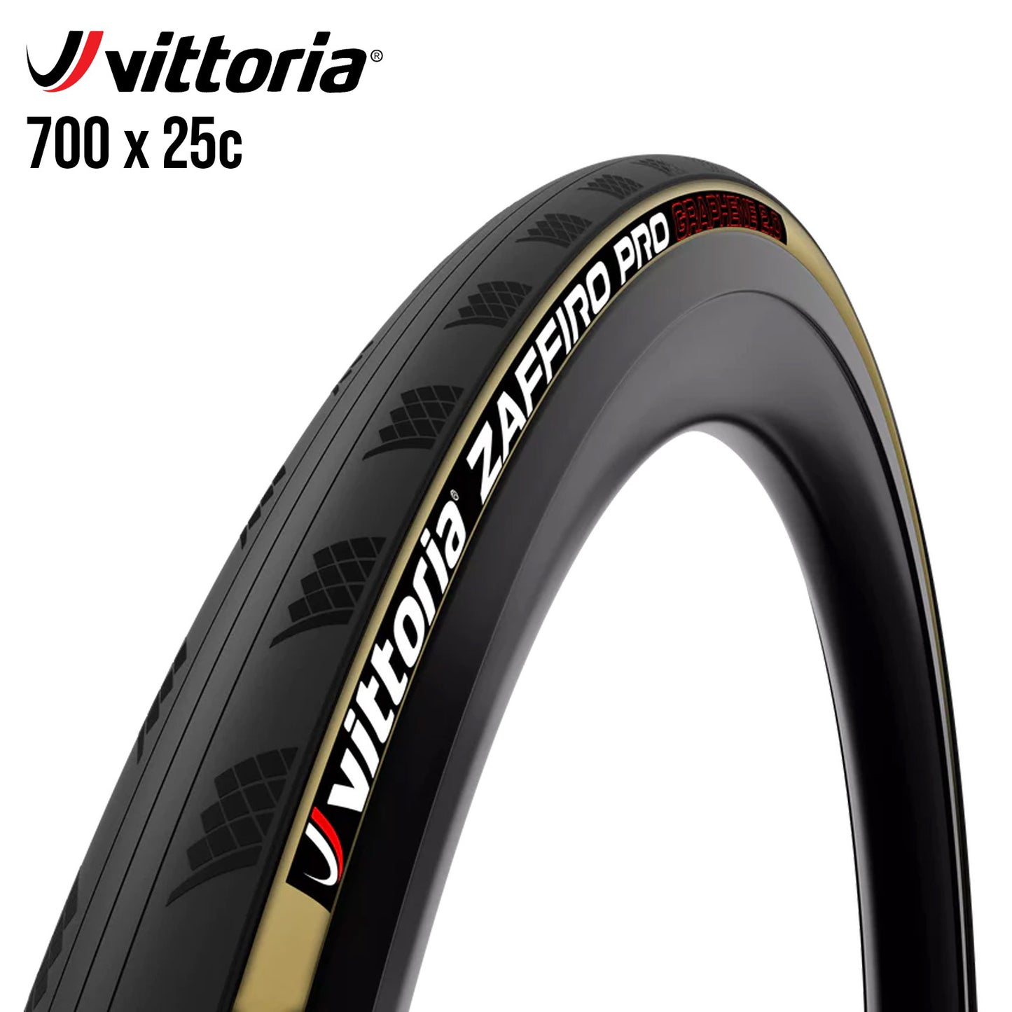 Vittoria Zaffiro Pro Road Tube-Type Bike Tire - Tan Wall