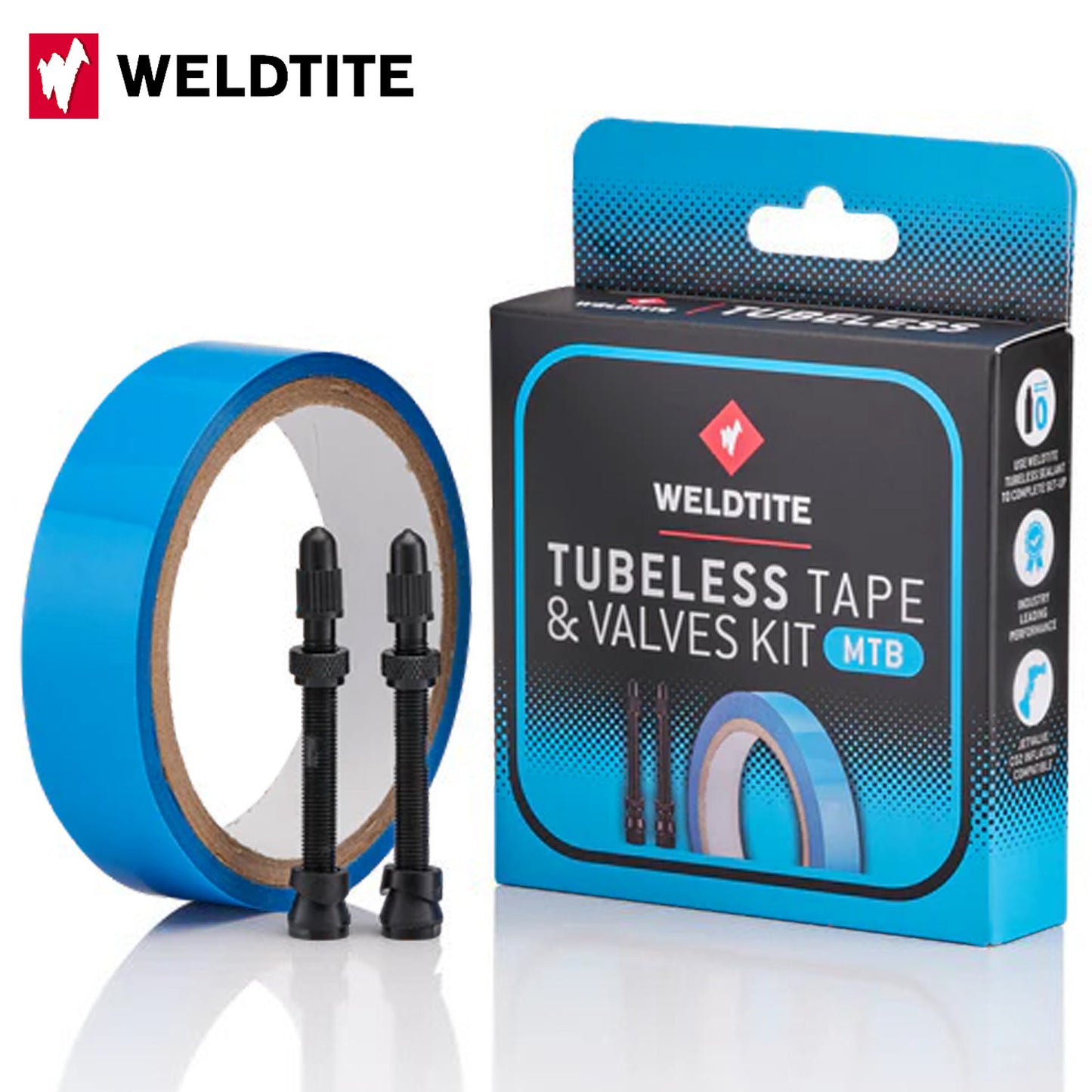 Weldtite Tubeless Tape & Valves Kit