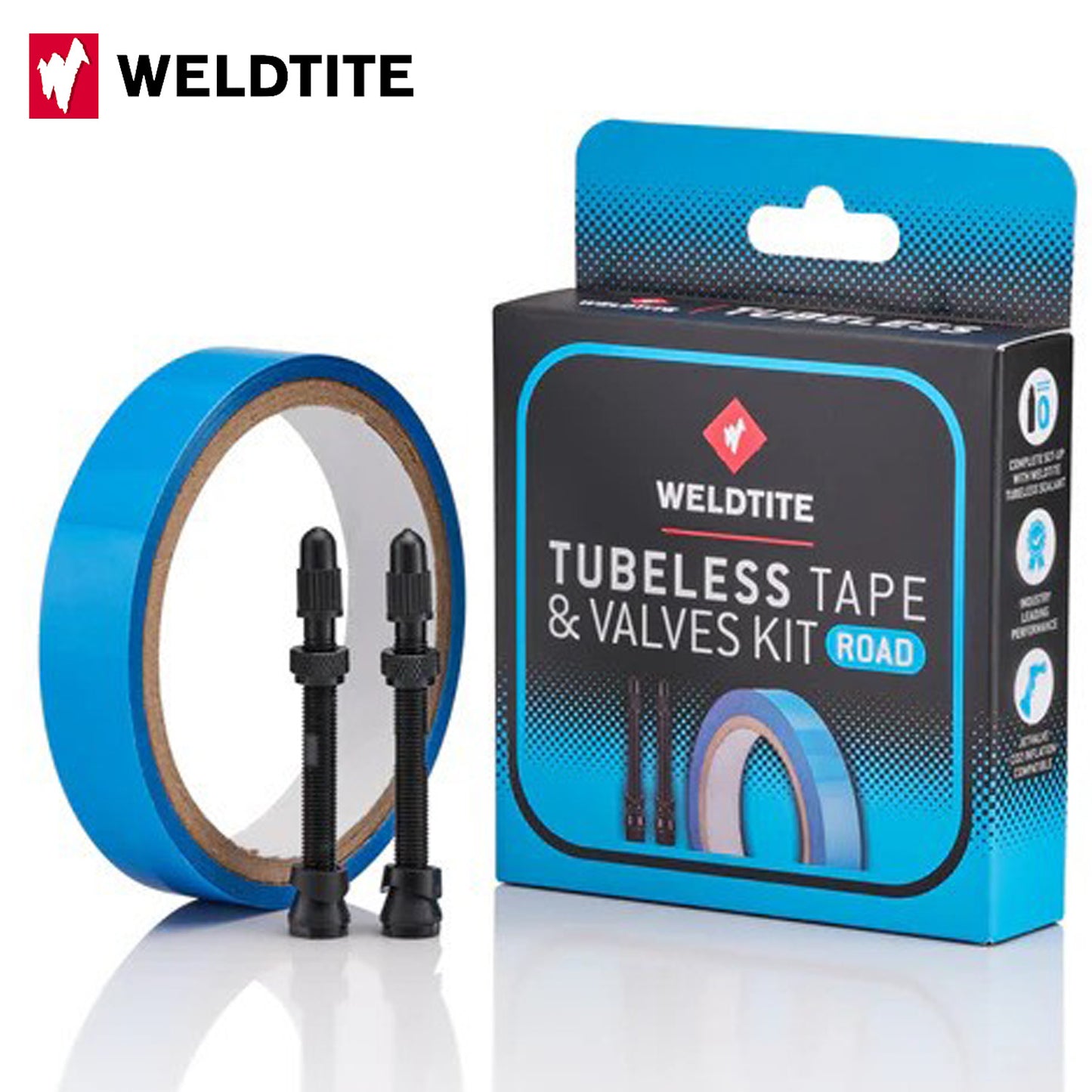 Weldtite Tubeless Tape & Valves Kit