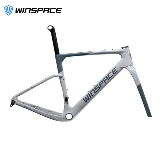 Winspace G3 Gravel Carbon Bike Frameset - Lunar Grey