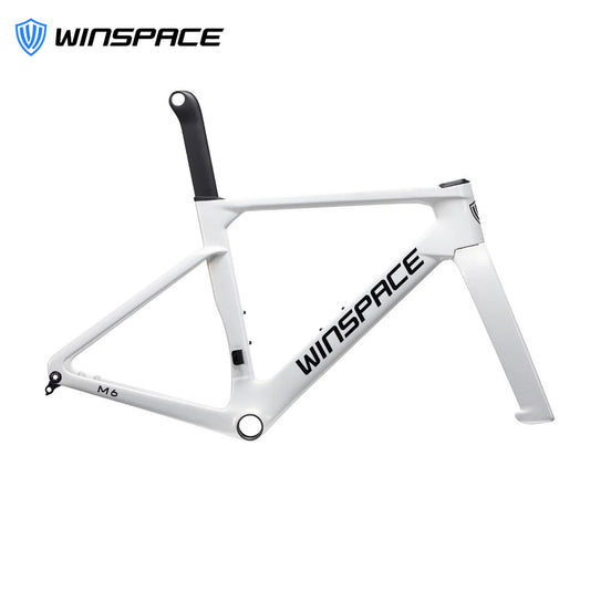 Winspace M6 Bike Frameset - Chameleon White