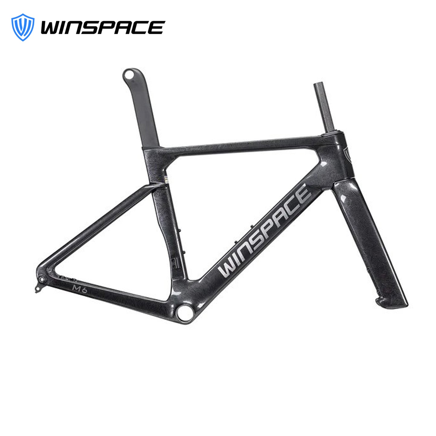 Winspace M6 Bike Frameset - Frost Black