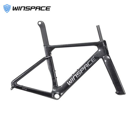 Winspace M6 Bike Frameset - Frost Black