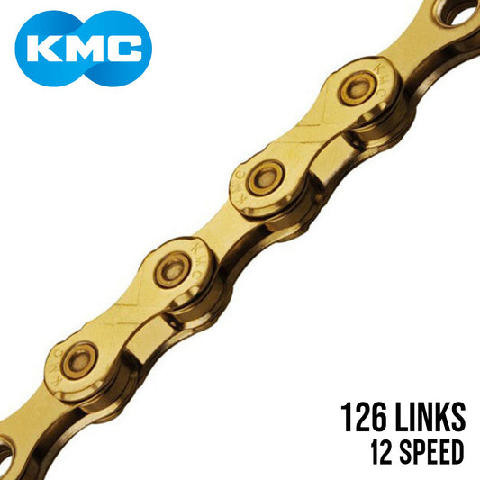 KMC X12 12-Speed Bike Chain 126 Links - Gold