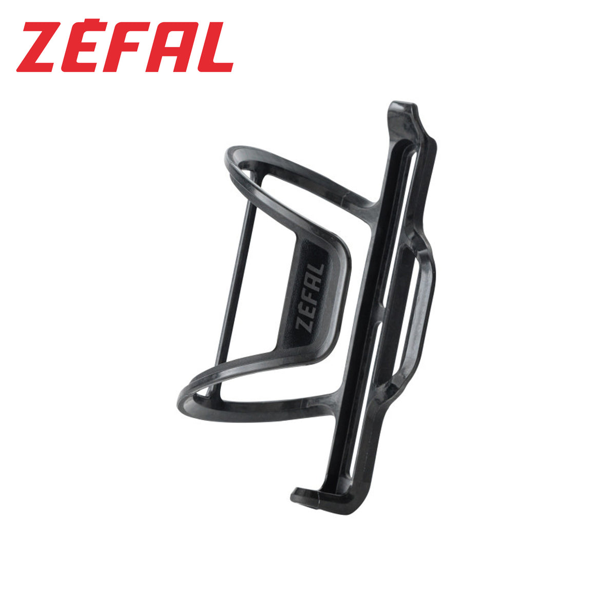 Zefal Pulse S2 Injected Carbon Fiber Side-Opening Bike Bottle Cage - Black