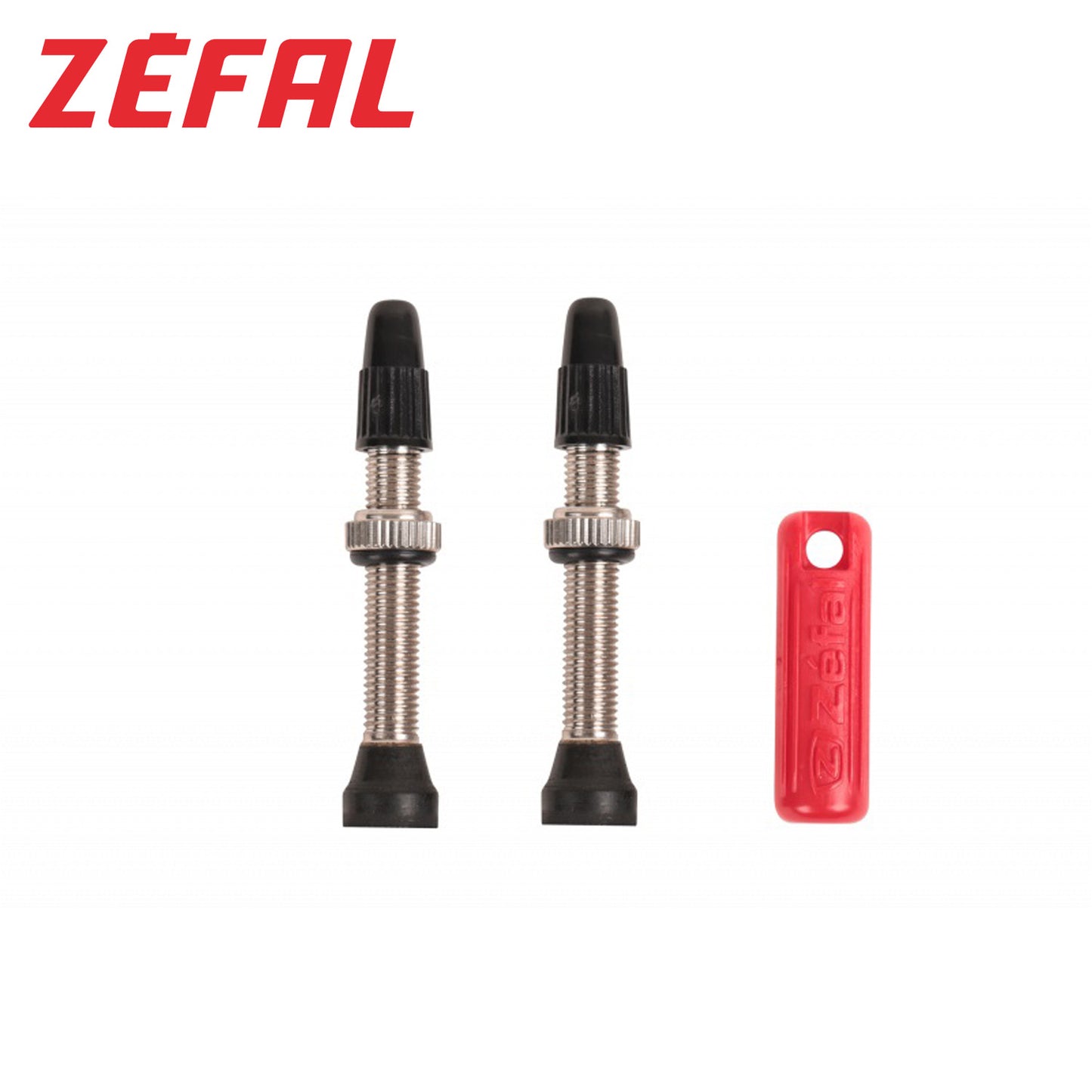 Zefal Tubeless Valves (2pcs) with Valve Tool