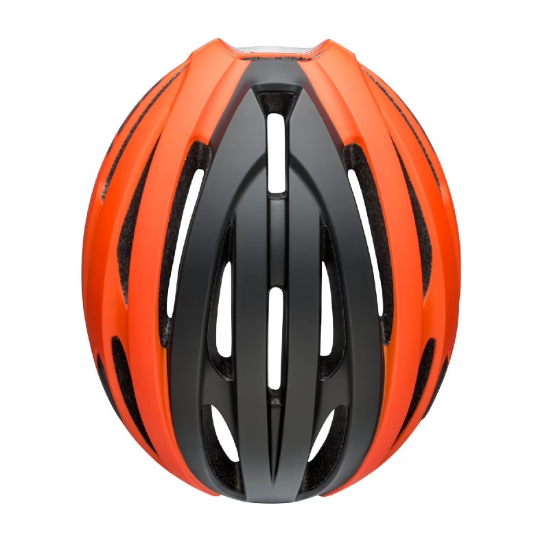 Black and store orange cycle helmet