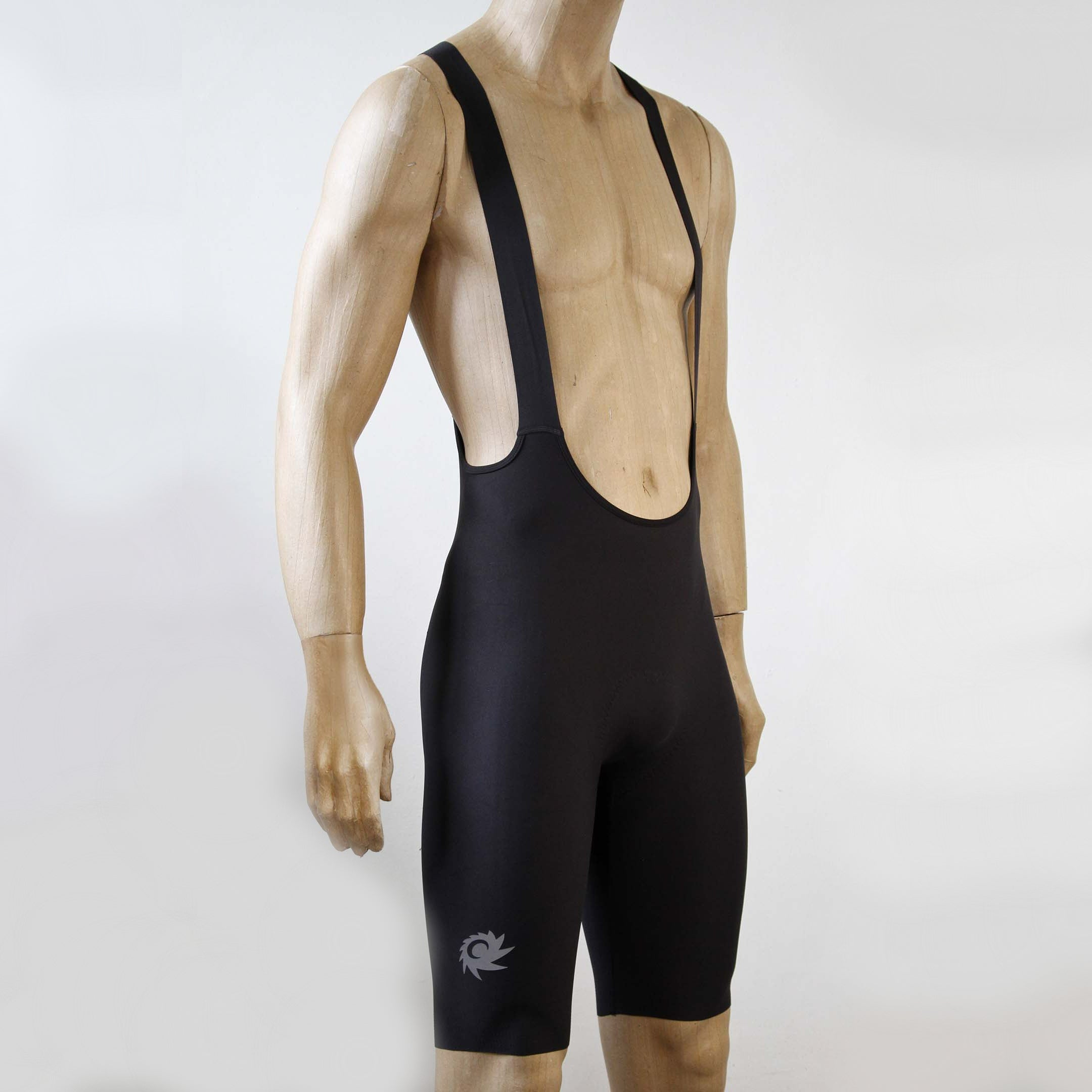 Cyclonus Chicane Seamless Cycling Bib Shorts Black