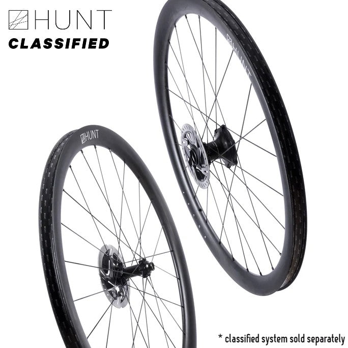 HUNT x Classified 40 Carbon Gravel Race Disc Hookless Wheelset 1270 grams