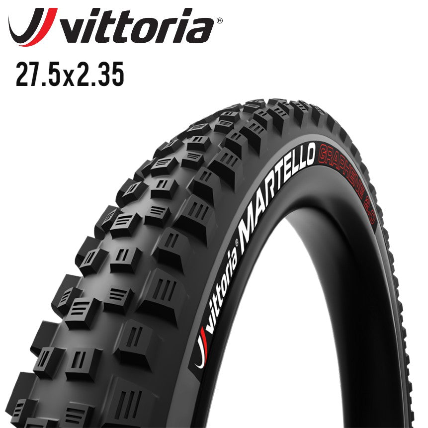 Vittoria Martello MTB Enduro Tire 27.5 Tubeless 2PLY - Black