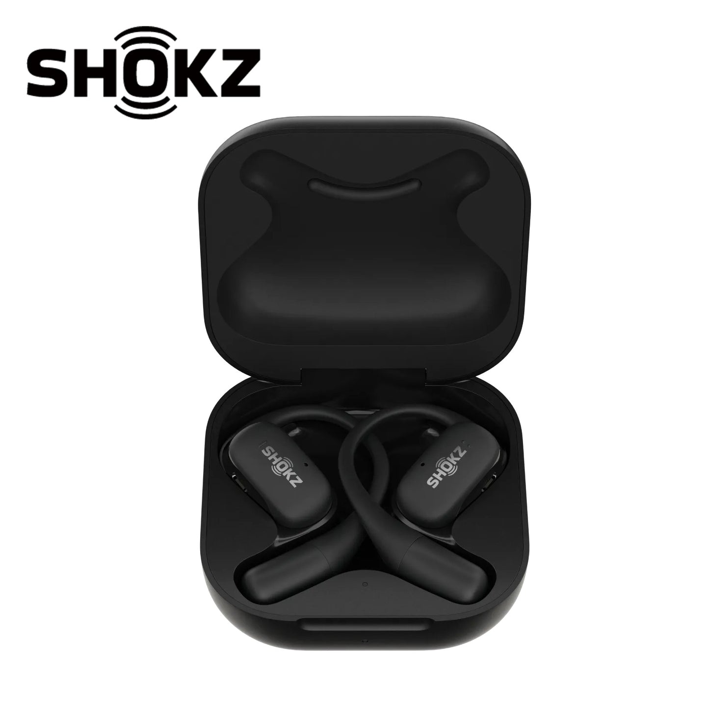 SHOKZ OpenFit Premium Bone Conduction Open-Ear Headphones - Black