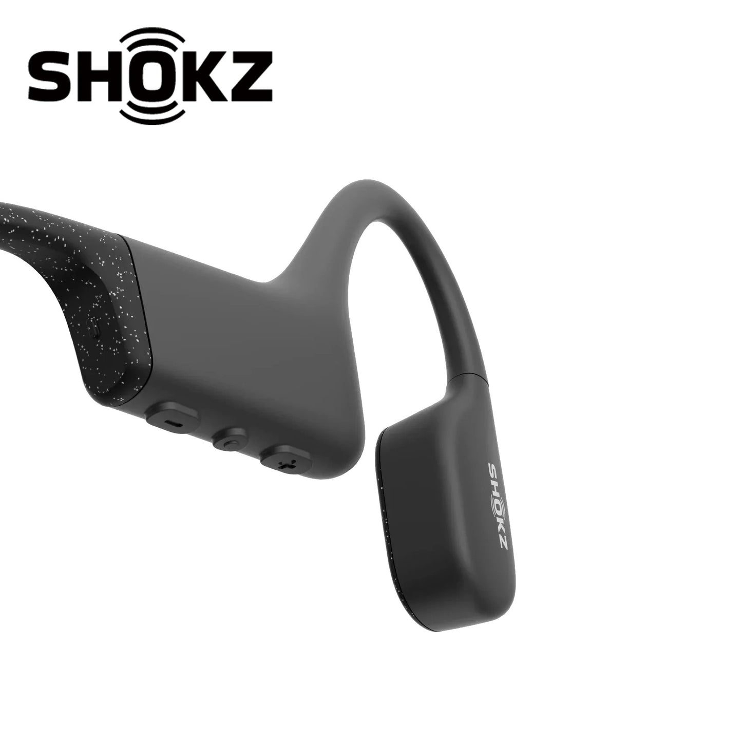 SHOKZ OpenSwim Waterproof Bone Conduction Sport Headphones - Black