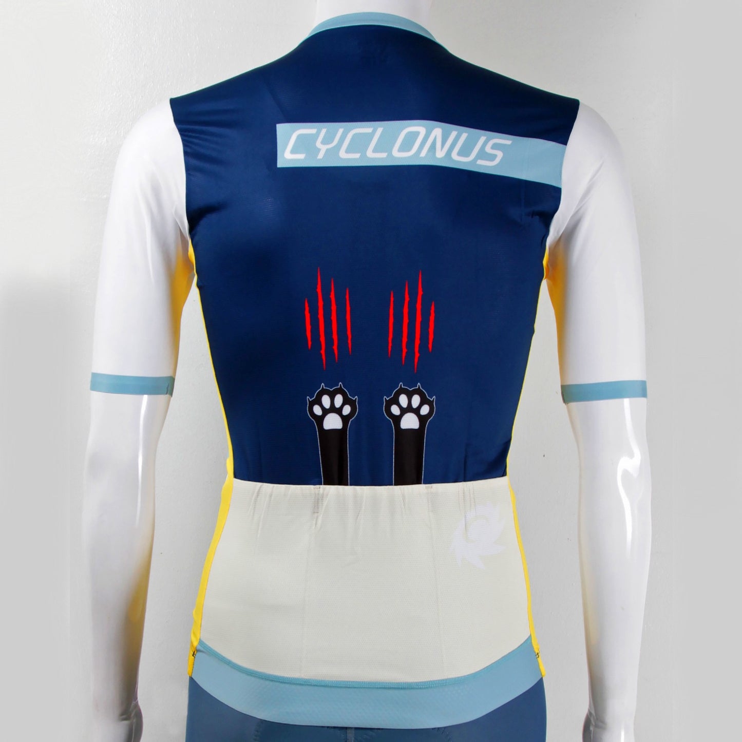 Cyclonus Scratch Cycling Jersey - Cat Design