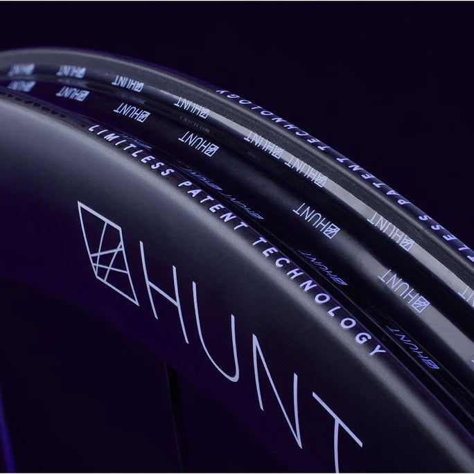 HUNT Sub50 Limitless UD Carbon Spoke Wheelset TA 1380 grams