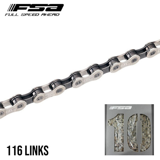 FSA Team Issue Bike Chain 10-Speed 116 Links