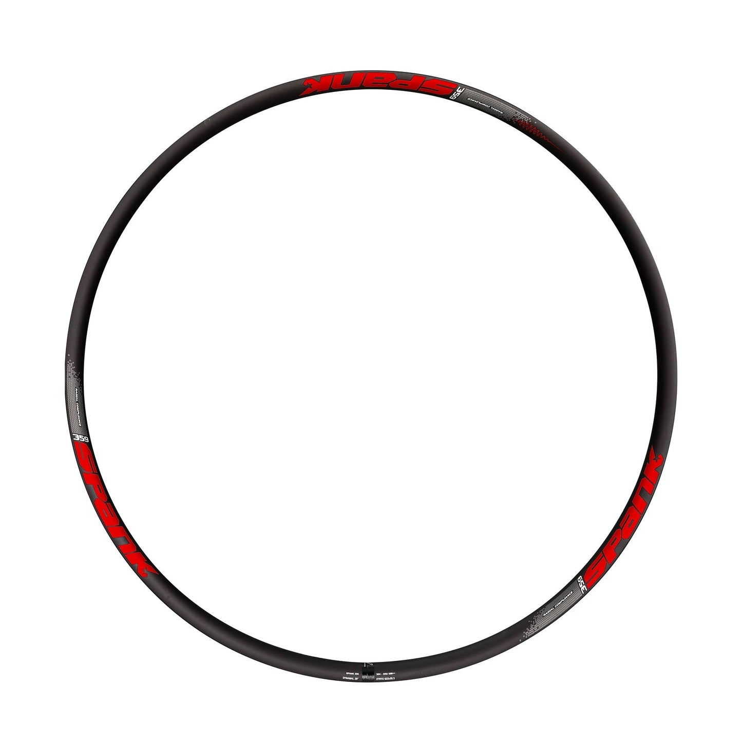 Spank 359 Vibrocore Bike Rim 29 - Black/Red