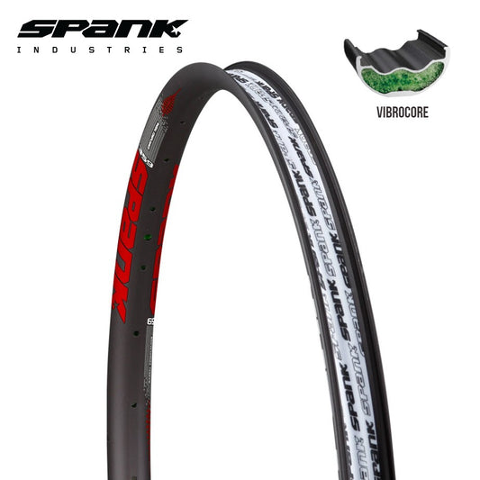 Spank 359 Vibrocore Bike Rim 27.5 - Black/Red