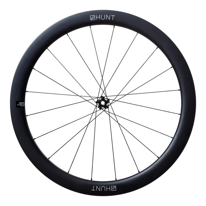 Hunt 50 Carbon Aero Disc Wheelset TA 1487grams