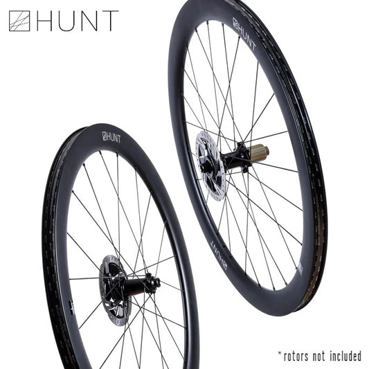 Hunt 50 Carbon Aero Disc Wheelset TA 1487grams