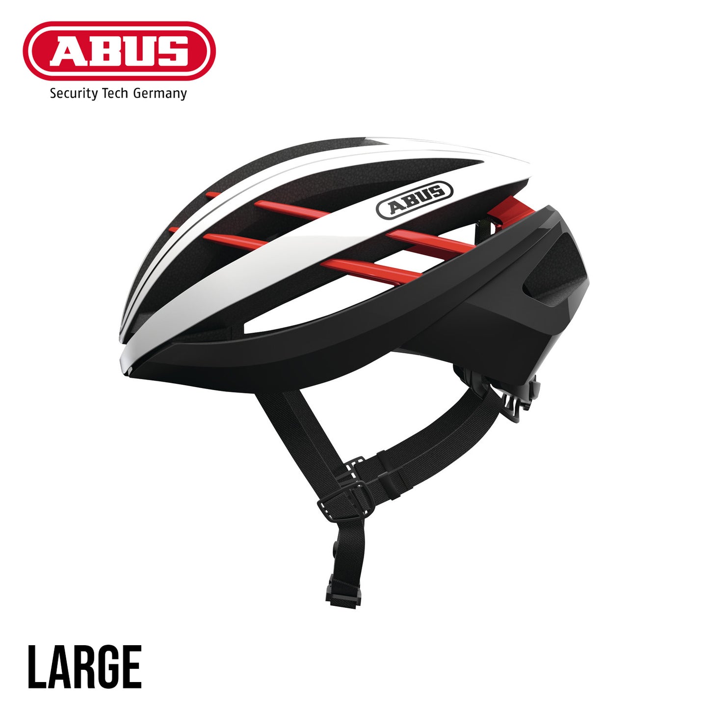 ABUS Road Helmet Aventor Bike Helmet - Blaze Red