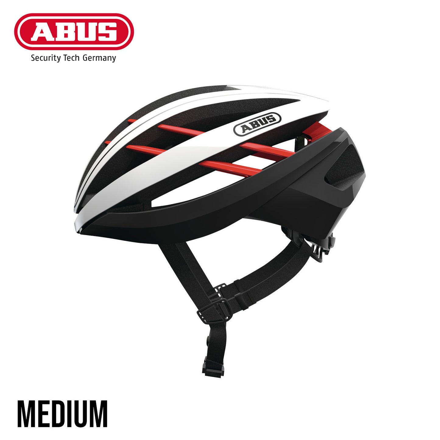 ABUS Road Helmet Aventor Bike Helmet - Blaze Red