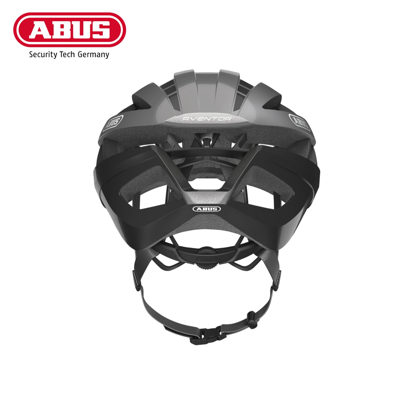 ABUS Road Helmet Aventor Bike Helmet - Dark Grey