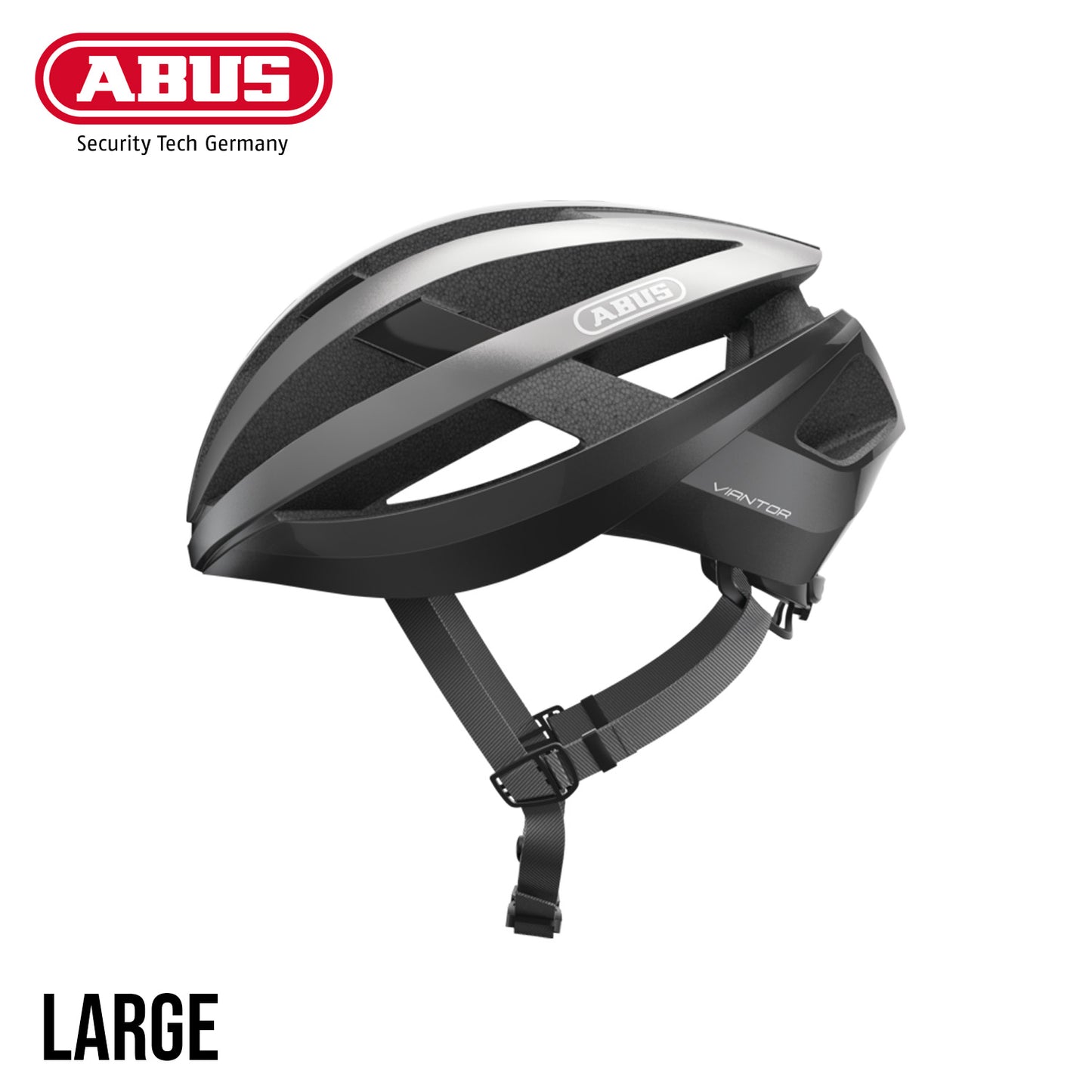 ABUS Road Helmet Viantor Bike Helmet - Dark Grey