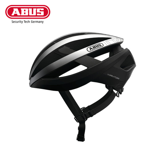 ABUS Road Helmet Viantor Bike Helmet - Gleam Silver