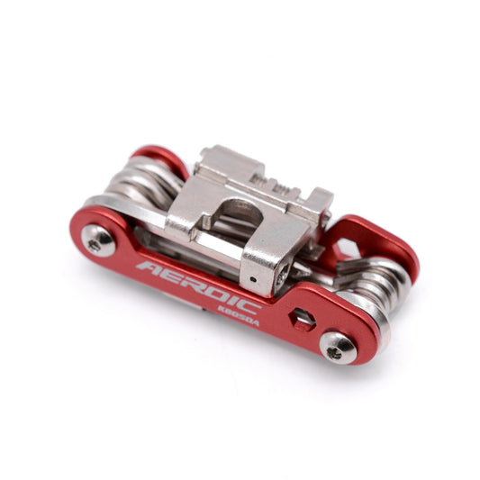 Aeroic K8050E 9-in-1 Multi-Tool with Chain Breaker - Red