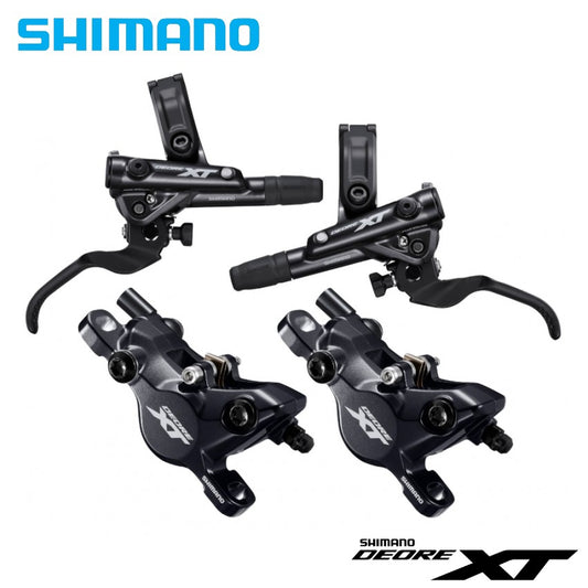 Shimano Deore XT M8100 2-Piston Disc Brake Set Assembly J-Kit Hydraulic Front and Rear