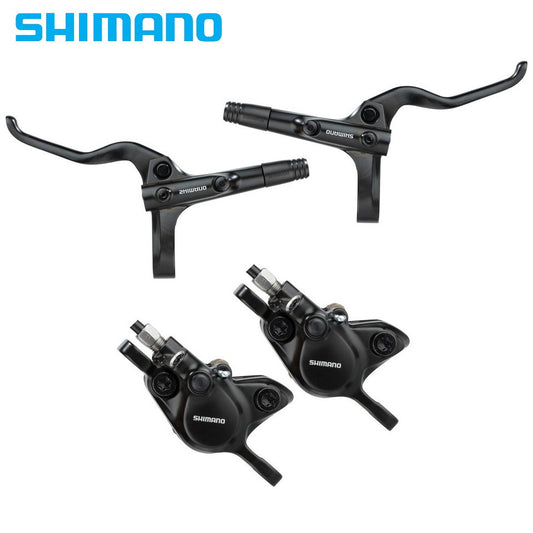 Shimano MT200 Hydraulic 2-Piston Disc Brake Set Front and Rear