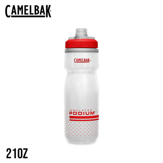 CamelBak Podium Chill Bike Bottle - Fiery Red White