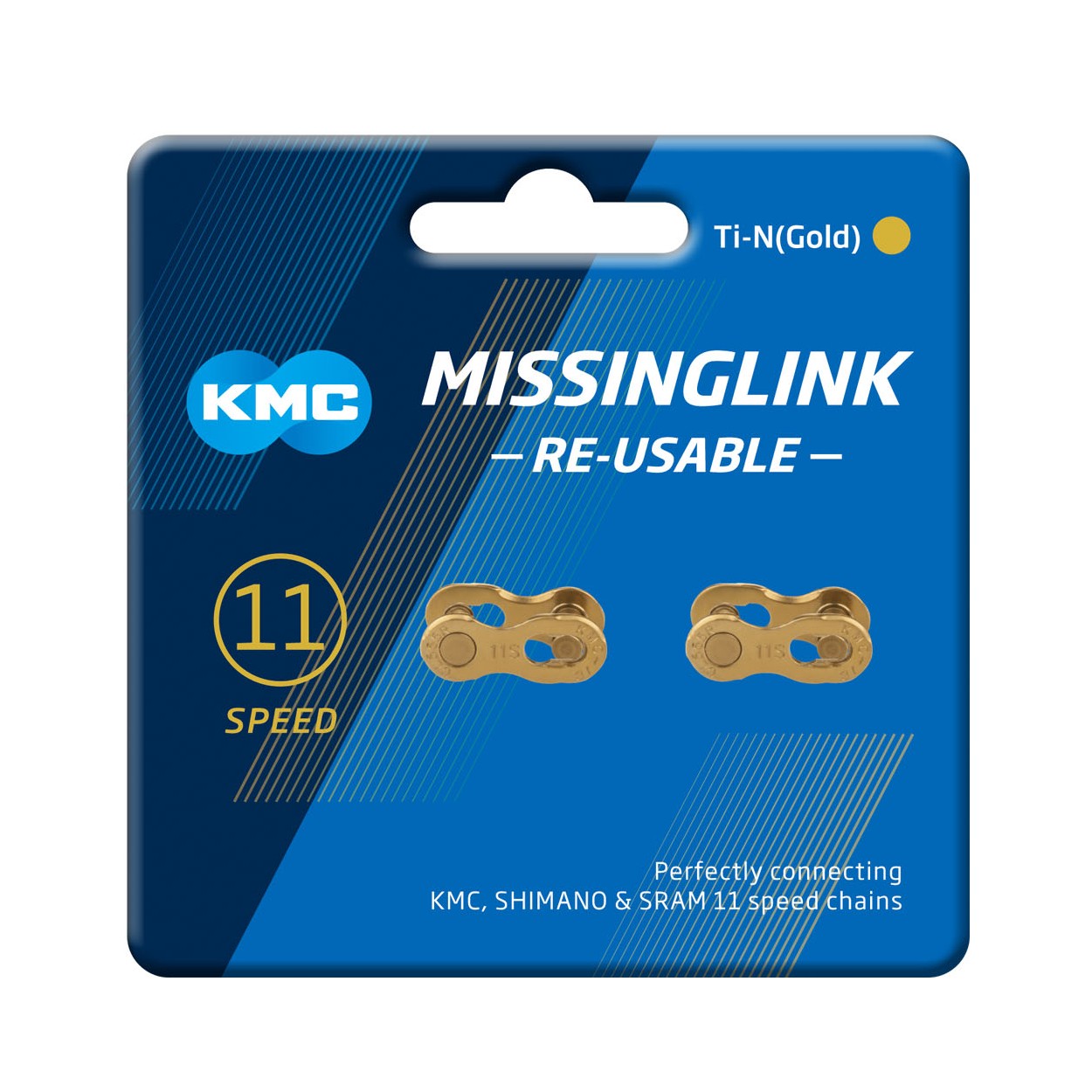 Elo de Corrente KMC Missing Link 11 Vel CL555R Dourado 2 unidades Elo de Corrente KMC Missing Link 11 Vel CL555R Dourado 2 unidades