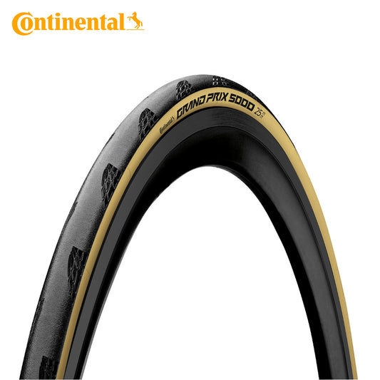 Continental Grand Prix 5000 (GP5000) Road Bike Tire Black Chili - Cream Wall
