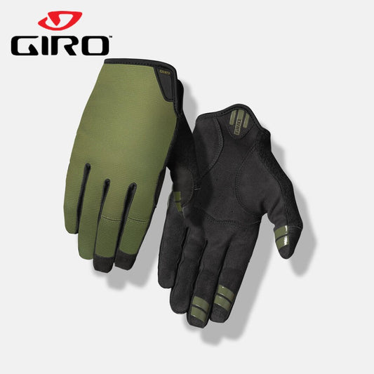 Giro DND Full Finger MTB Bike Gloves - Trail Green