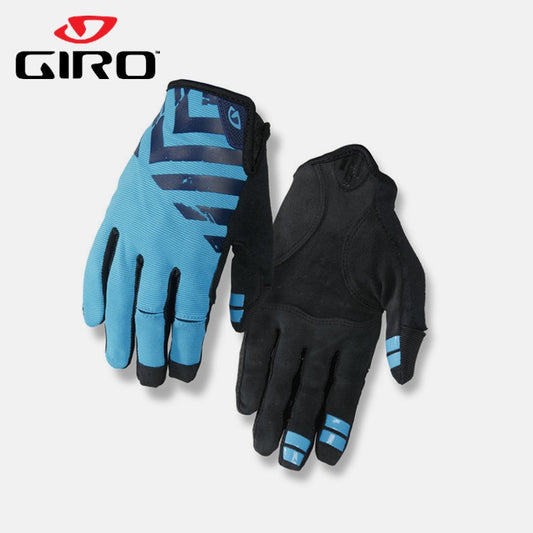 Giro DND Full Finger MTB Bike Gloves - Midnight Blue / Black