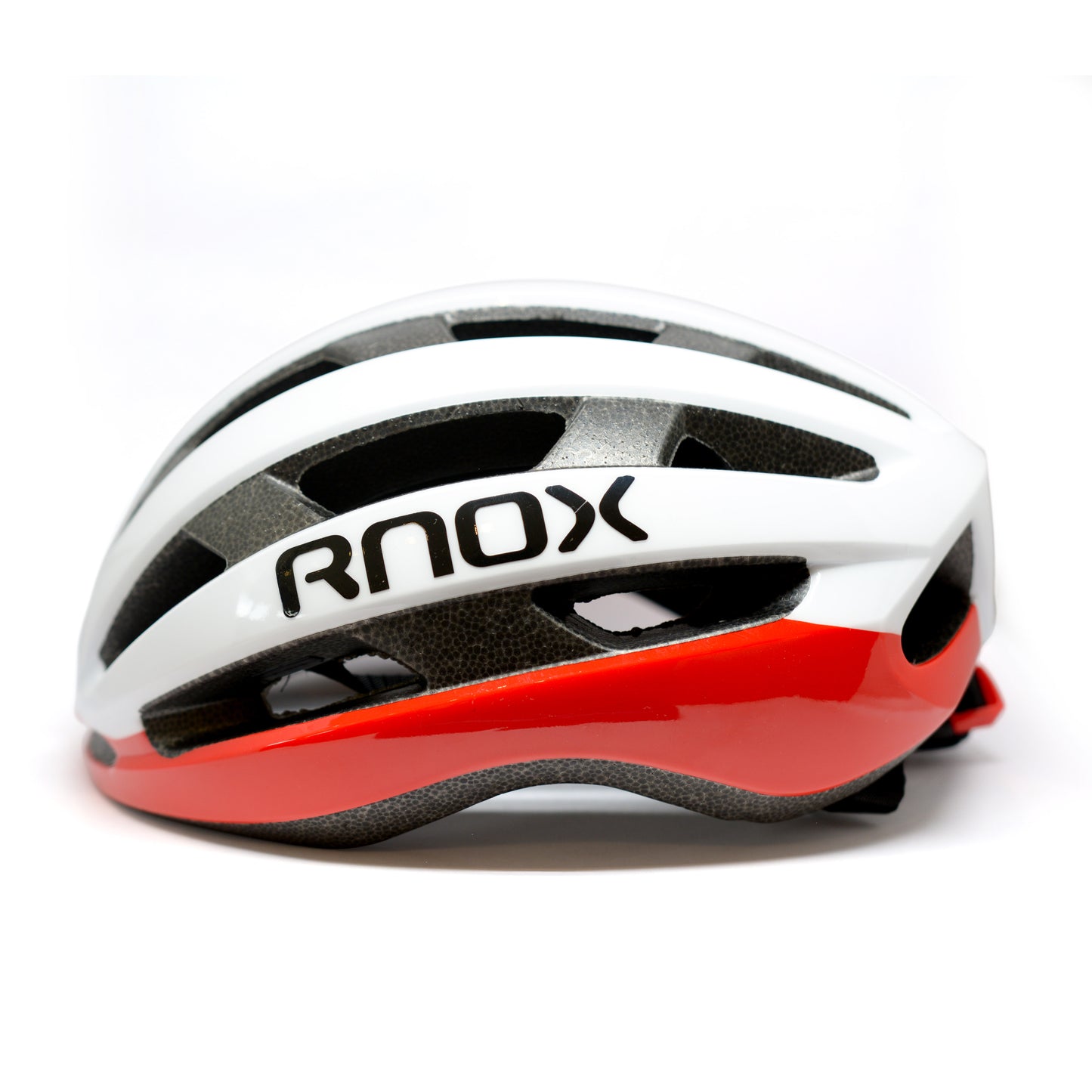 RNOX Bike Helmet Unversal Size 53-61cm - White/Red