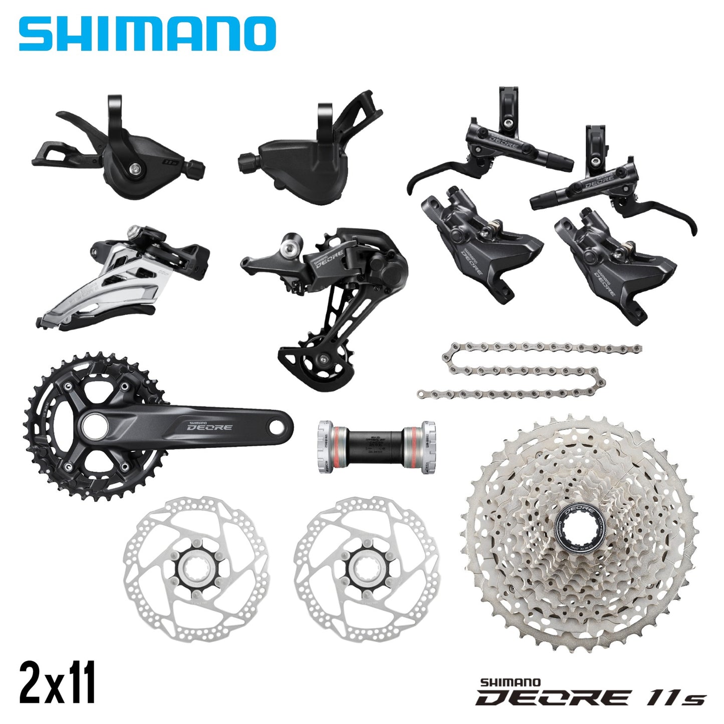 Londres envidia Portal Shimano Deore 11-Speed M5100 2x11 Complete Groupset HG – Supreme Bikes PH