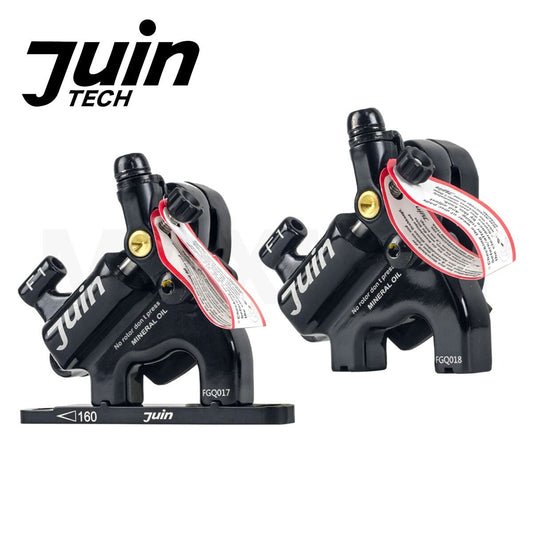 Juin Tech F1 Cable-Actuated Hydraulic Brake Caliper with 160mm Rotors