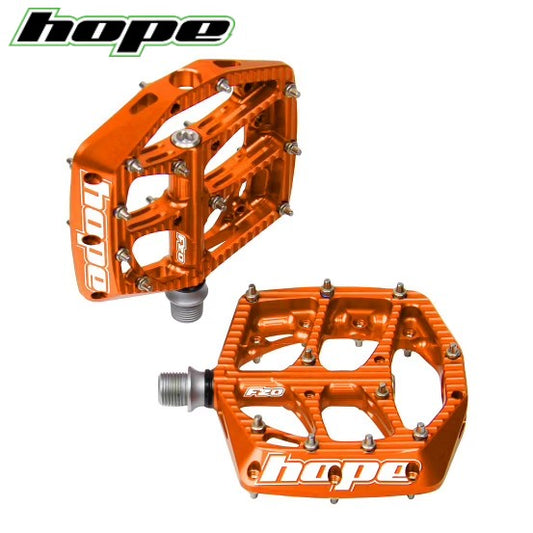 Hope Tech F20 MTB Flat Pedal - Orange