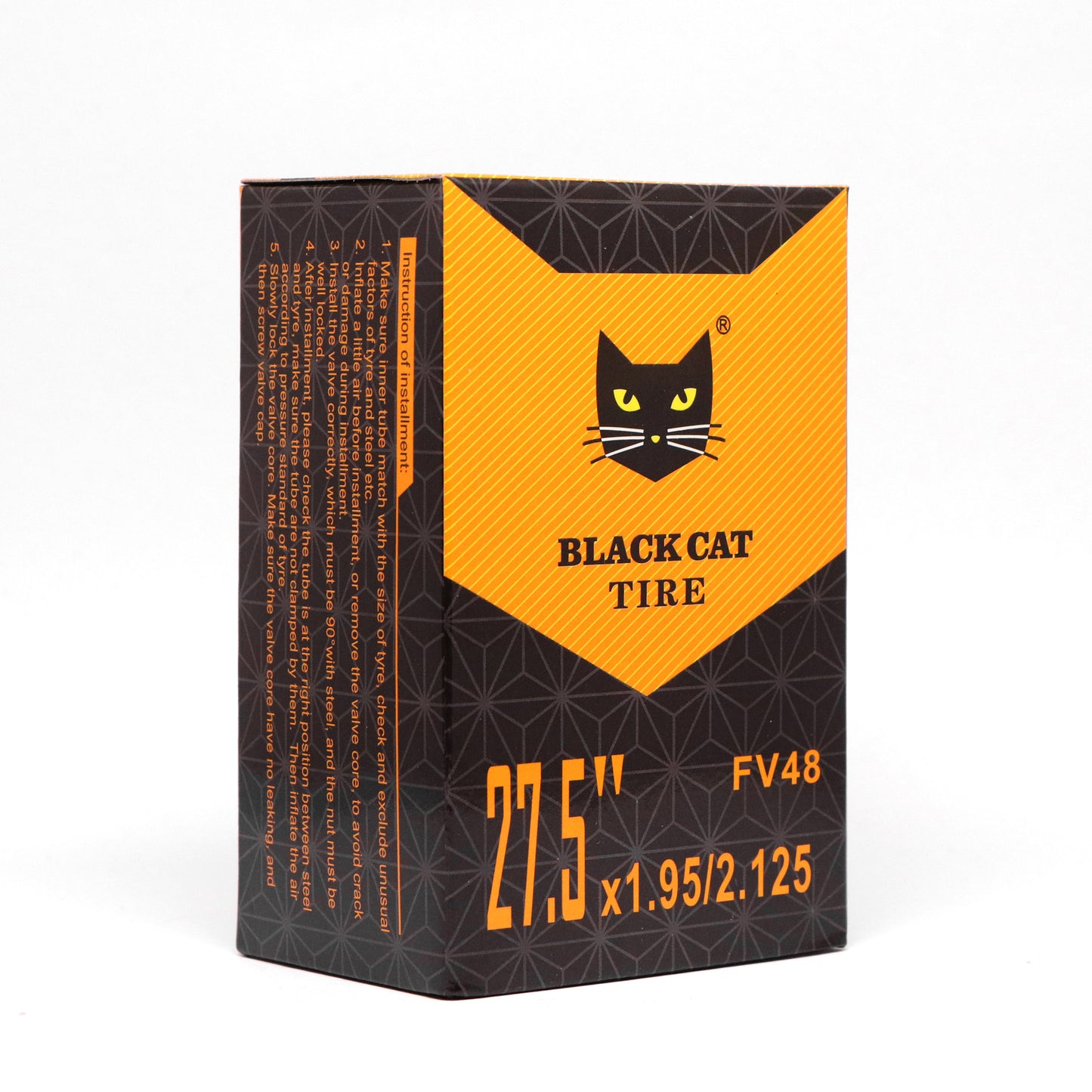 Black Cat Inner Tube 27.5x1.95-2.125 48mm Valve