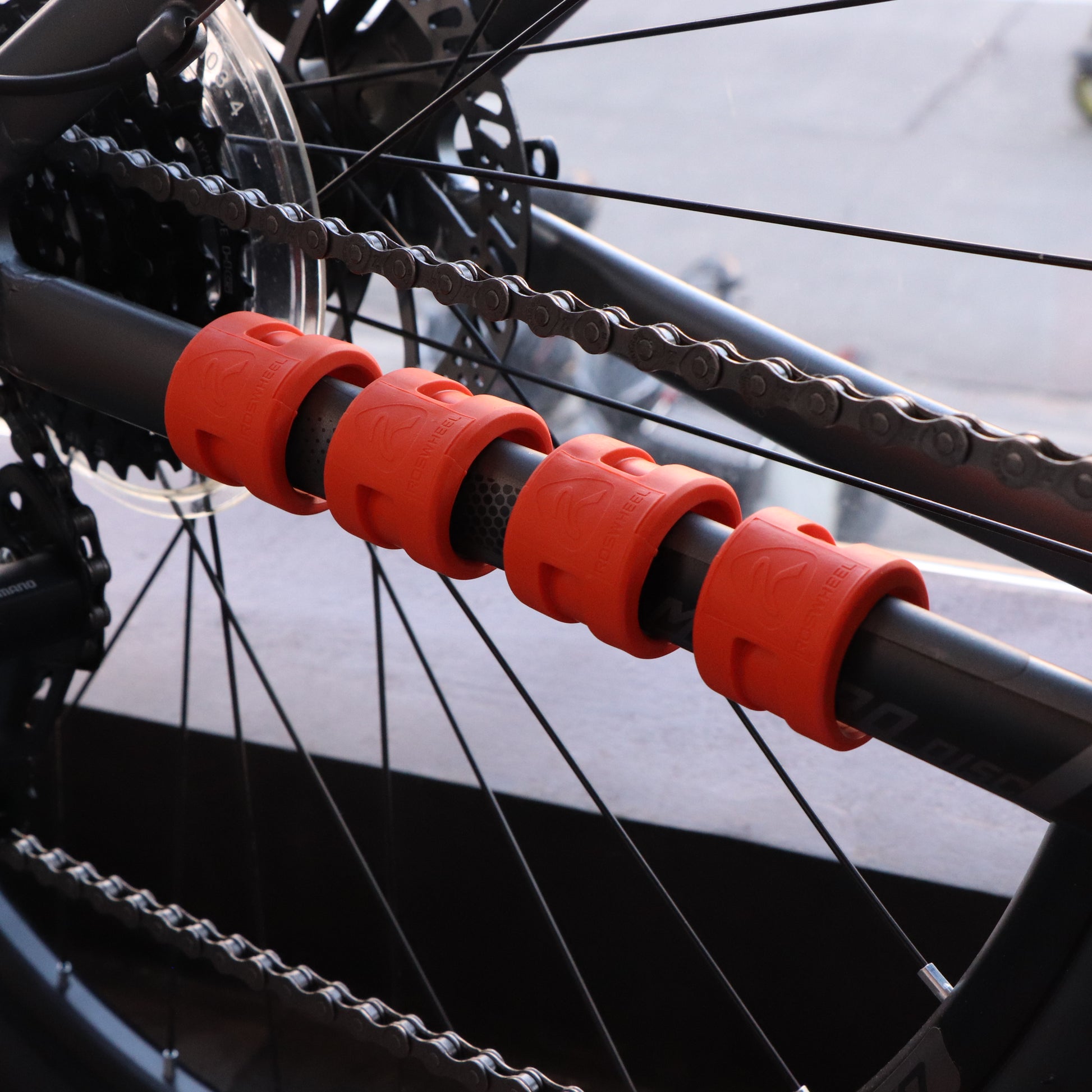 Roswheel Chainstay Guard Protector - Orange – Supreme Bikes PH